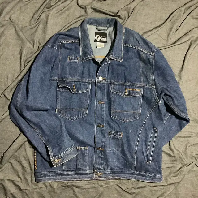 Maurice Malone Denim Jean Jacket Sz XL