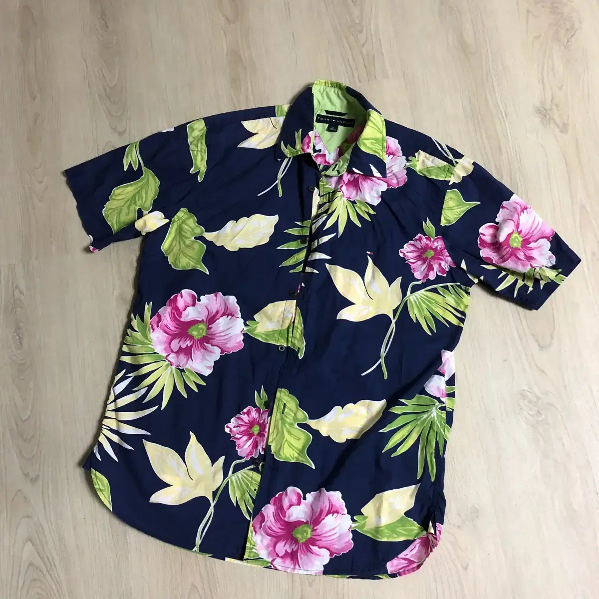 tommy hilfiger hawaiian shirt for sale