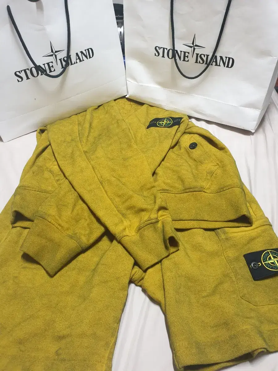 19SS SupremexStoneIsland limited edition sells yel mustard set