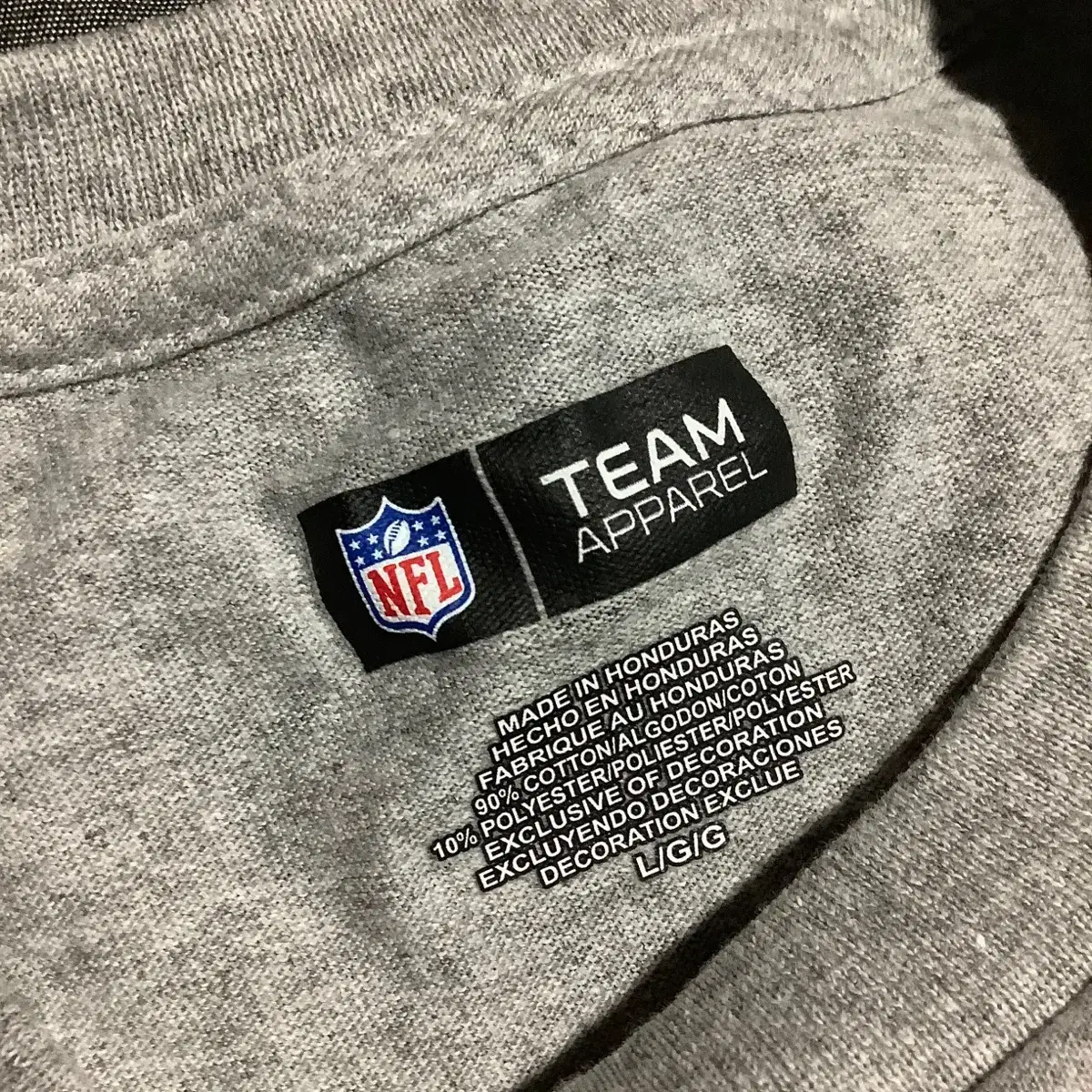 NFL team apparel S/S 스틸러스 티셔츠 Sz L