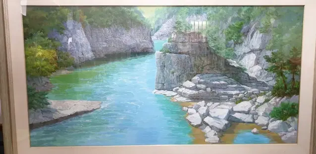 유화그림 송태관 고석정