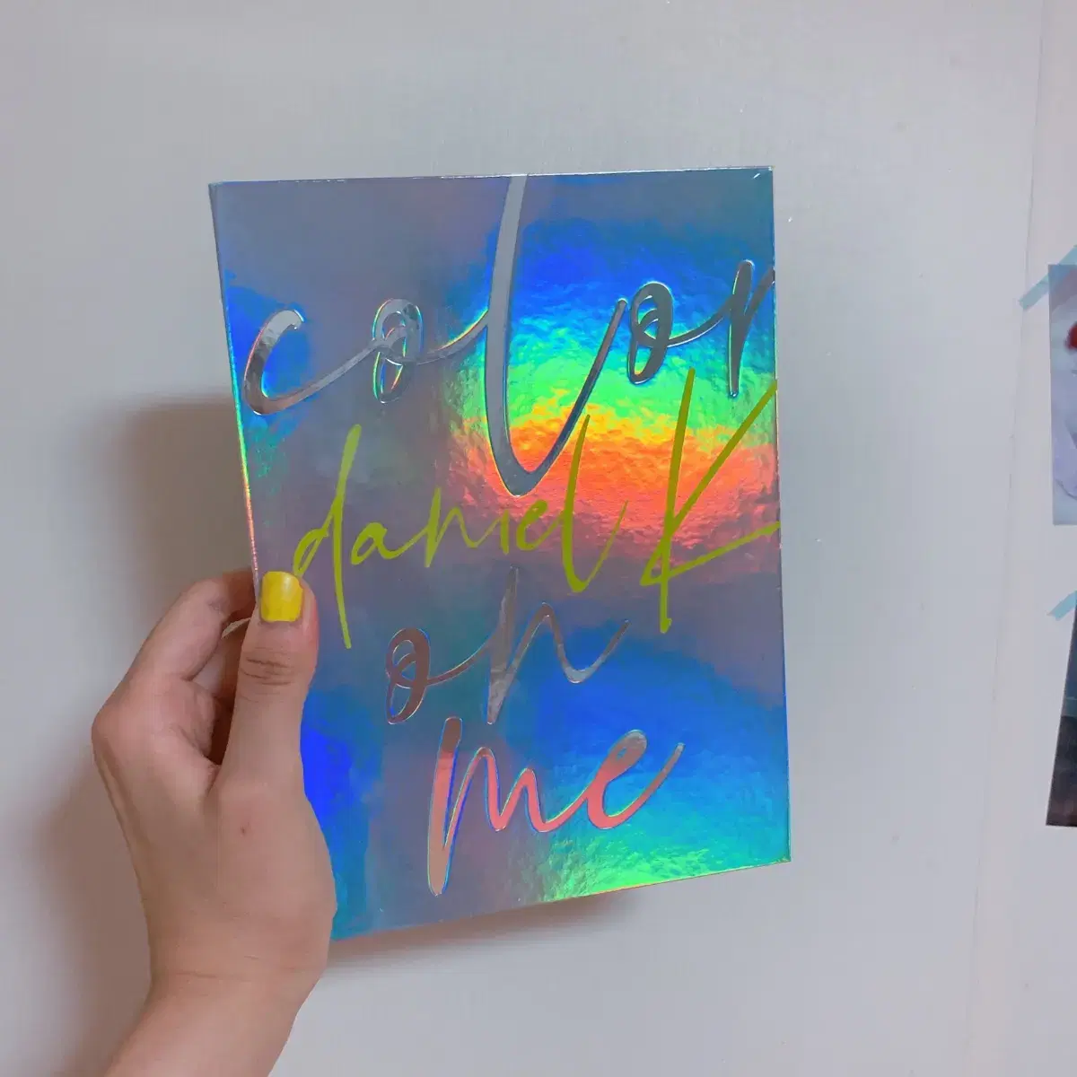 Daniel Kang's solo album COLOR ON ME unsealed album