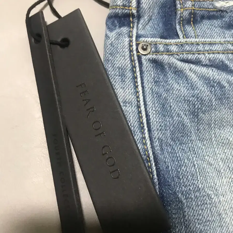 Fear of God Jeans 피어오브갓 셀비고인디고데님36(새상품)