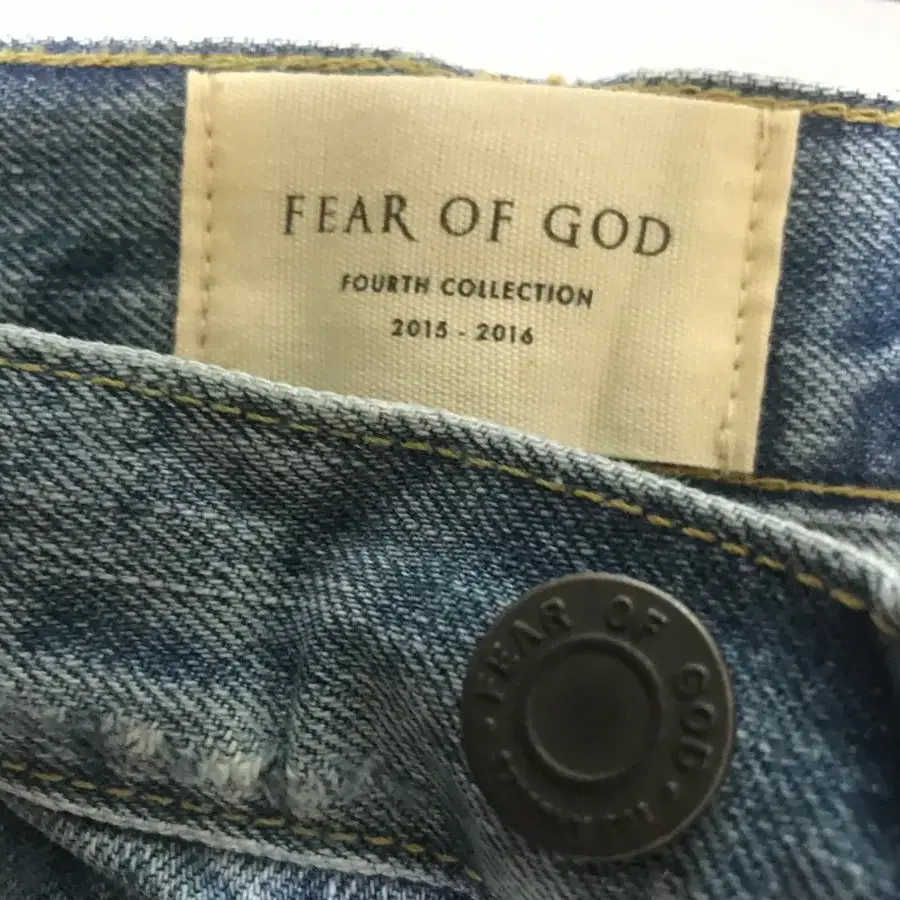 Fear of God Jeans 피어오브갓 셀비고인디고데님36(새상품)