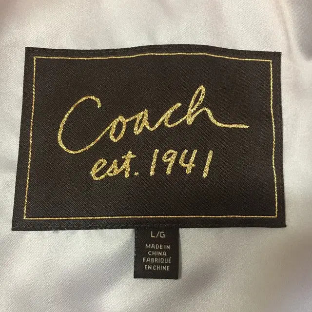 정품 코치 coach 퀄팅 레드자켓