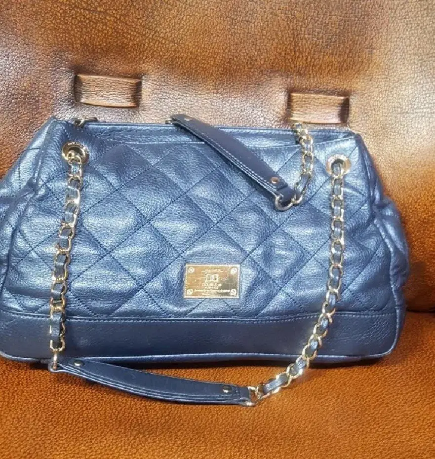 Double M Quilted Shoulder Bag