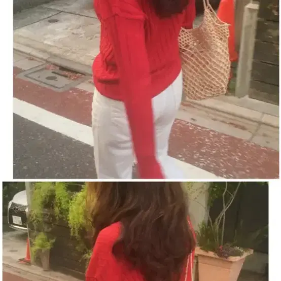 Yves cardigan 레드