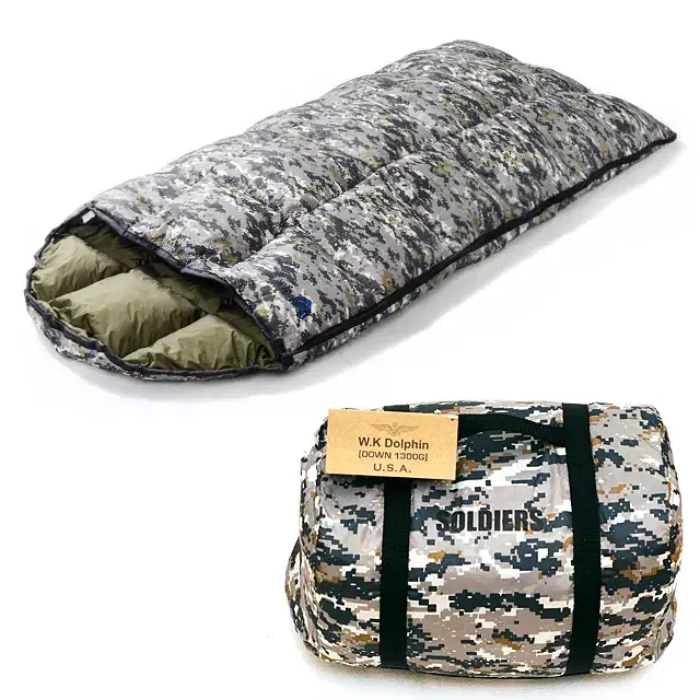 San square goose down sleeping bag (1900g) unused