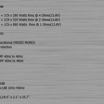 클리프디자인 CD80.5LX 미사용품 5채널 앰프