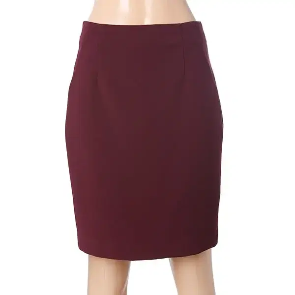 High-waisted High-waisted interview skirt Burgundy wine skirt