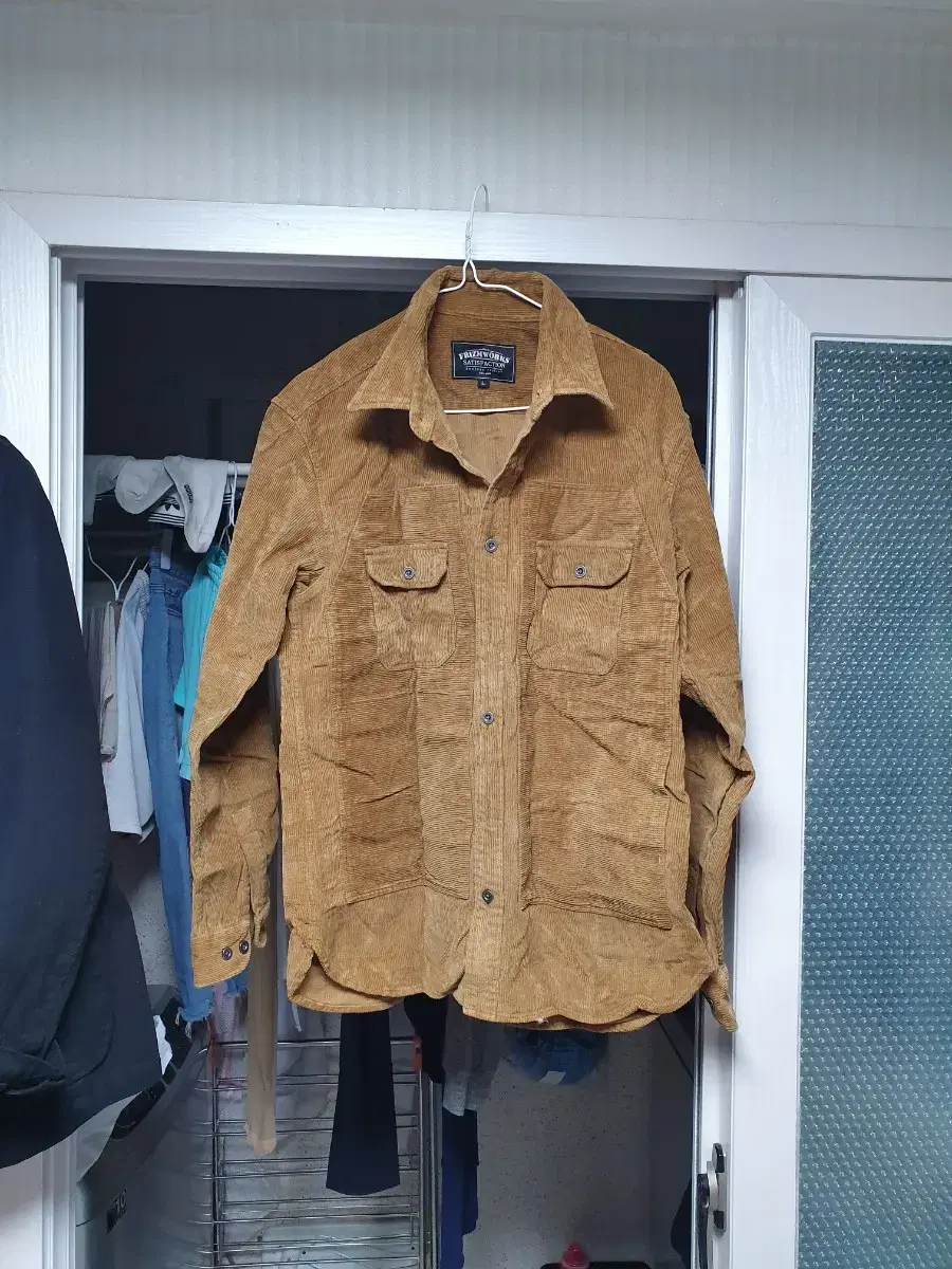 Prismworks Golden Corduroy Beige Shirt Jacket