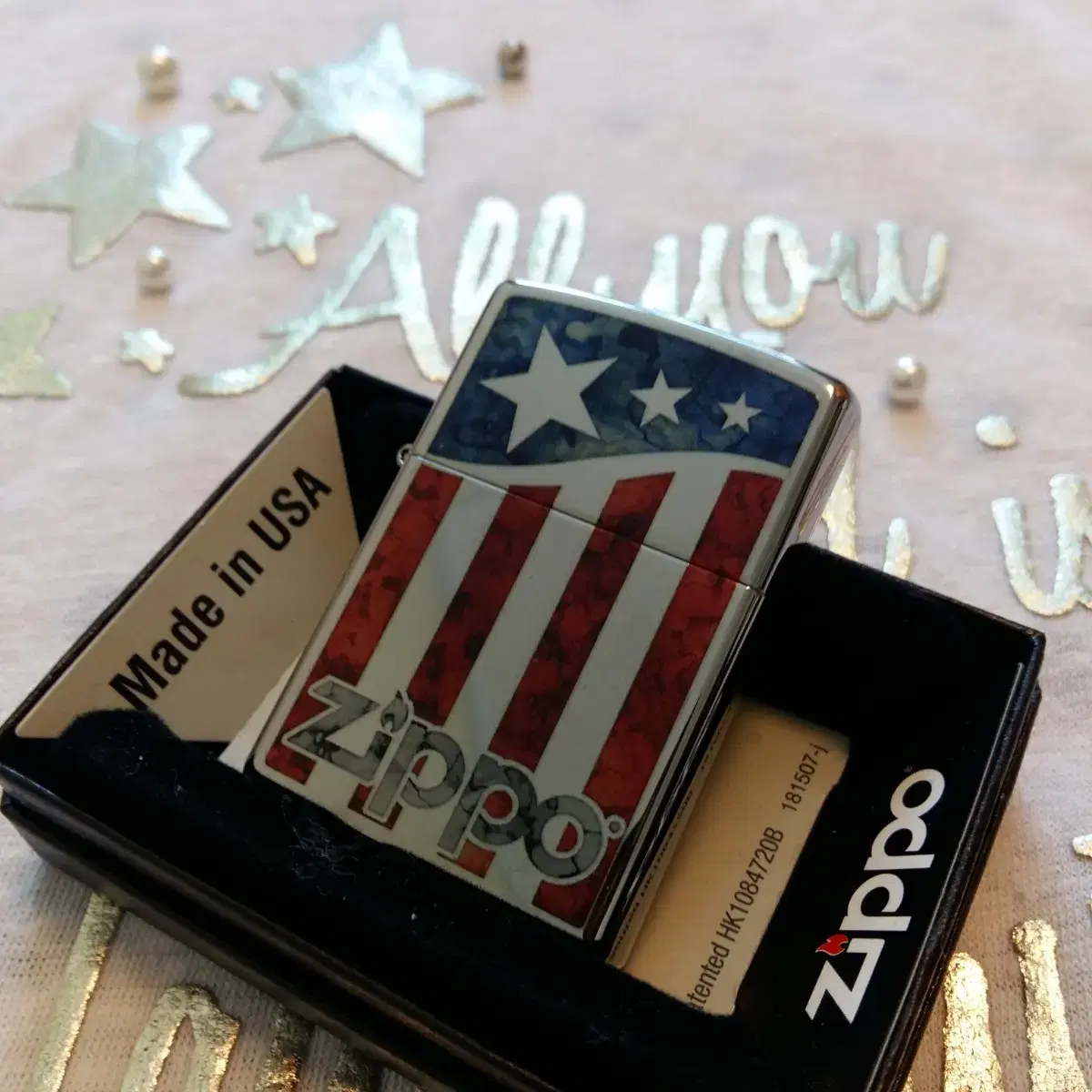 정품 29095 ZIPPO US FLAG 미개봉 새 지포라이터