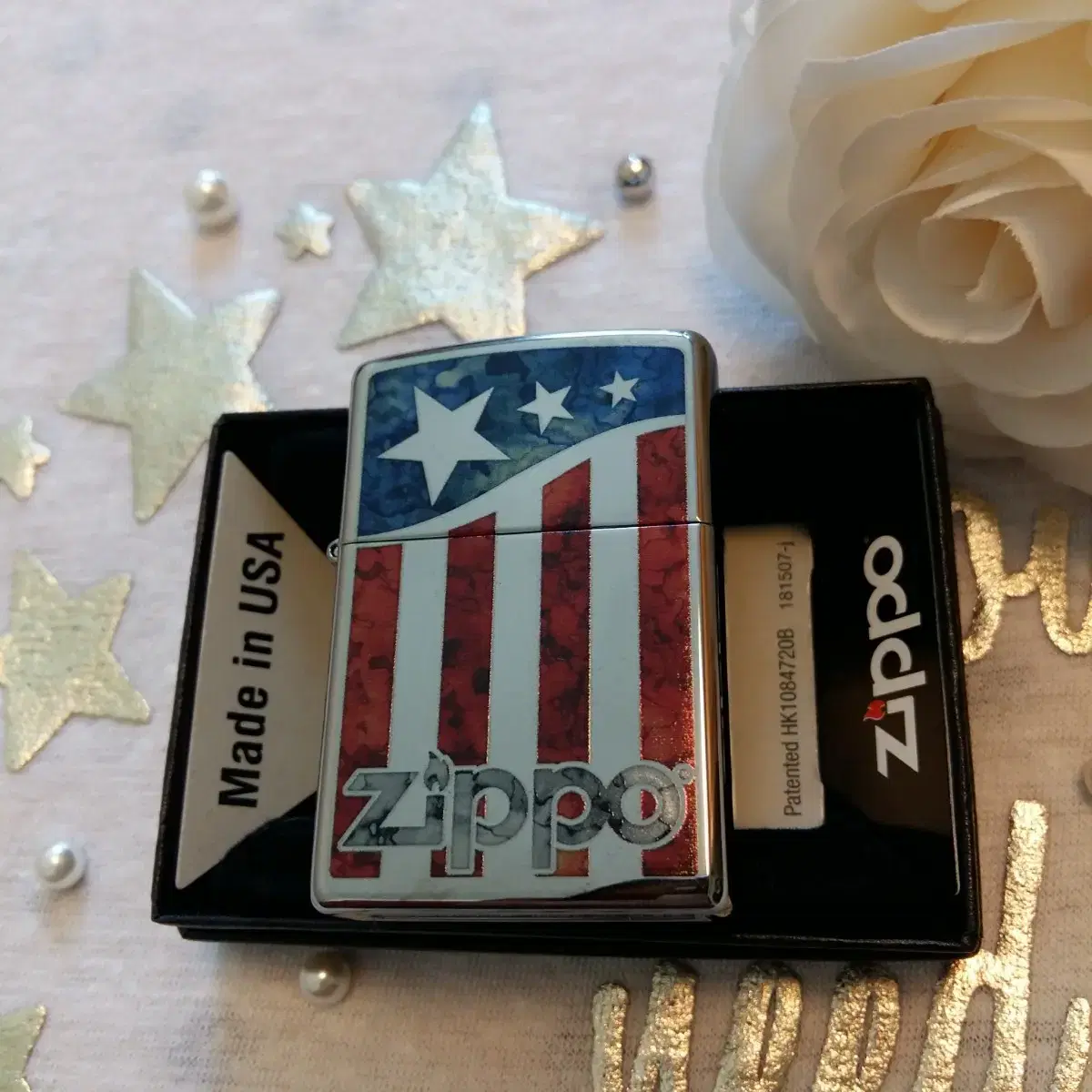 정품 29095 ZIPPO US FLAG 미개봉 새 지포라이터