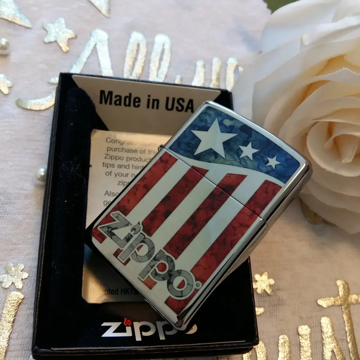 정품 29095 ZIPPO US FLAG 미개봉 새 지포라이터