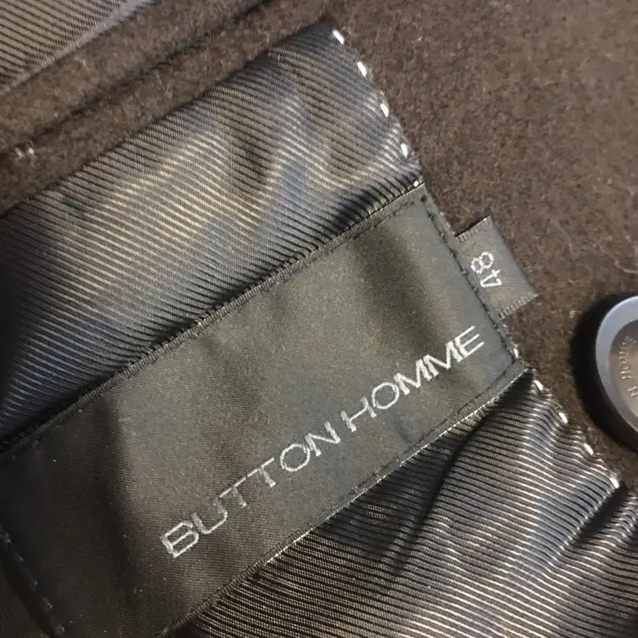 button homme 버튼옴므 코트 자켓 점퍼