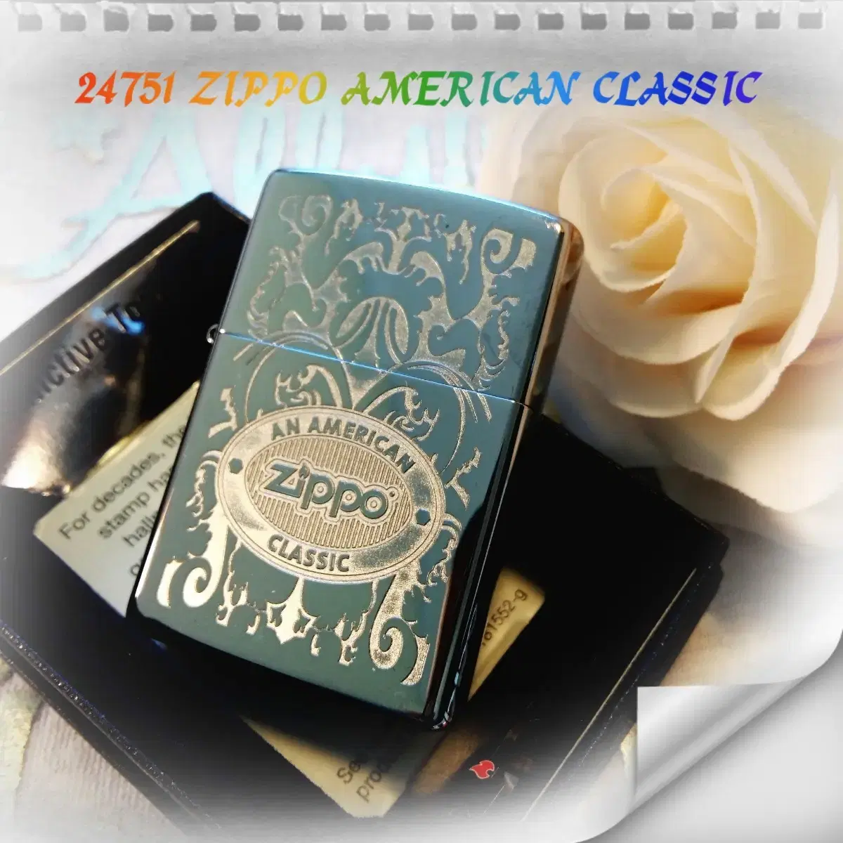 정품 24751 ZIPPO CROWN STAMP 미개봉 새 지포라이터