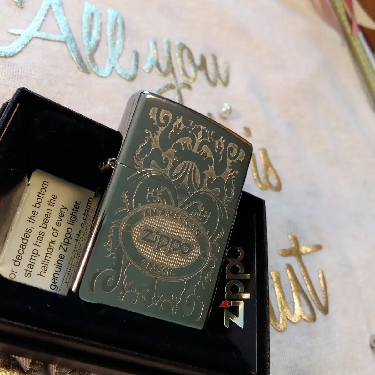 정품 24751 ZIPPO CROWN STAMP 미개봉 새 지포라이터