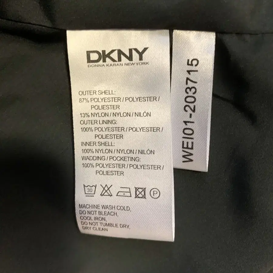 [XS] DKNY 맥코트 카코트 블랙