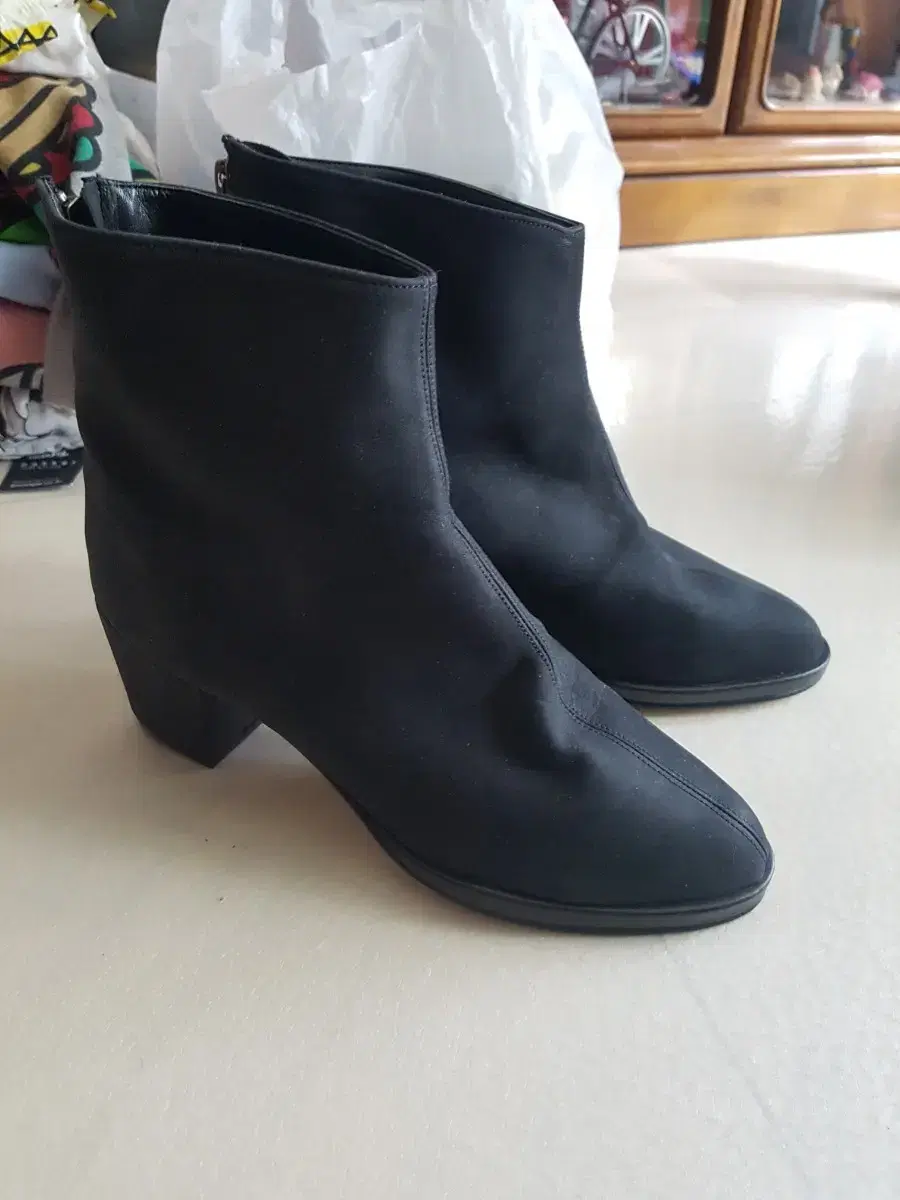 아메리칸 어패럴 레더 앵클 부츠 american apparel boots