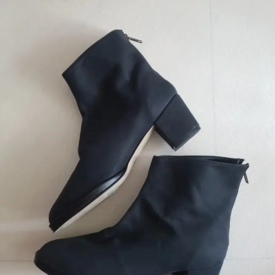 아메리칸 어패럴 레더 앵클 부츠 american apparel boots