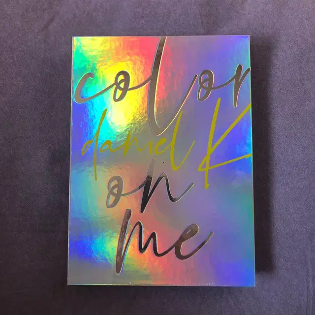 포스터 CD 강다니엘 color on me 1집미니 솔로 컬러온미 뭐해