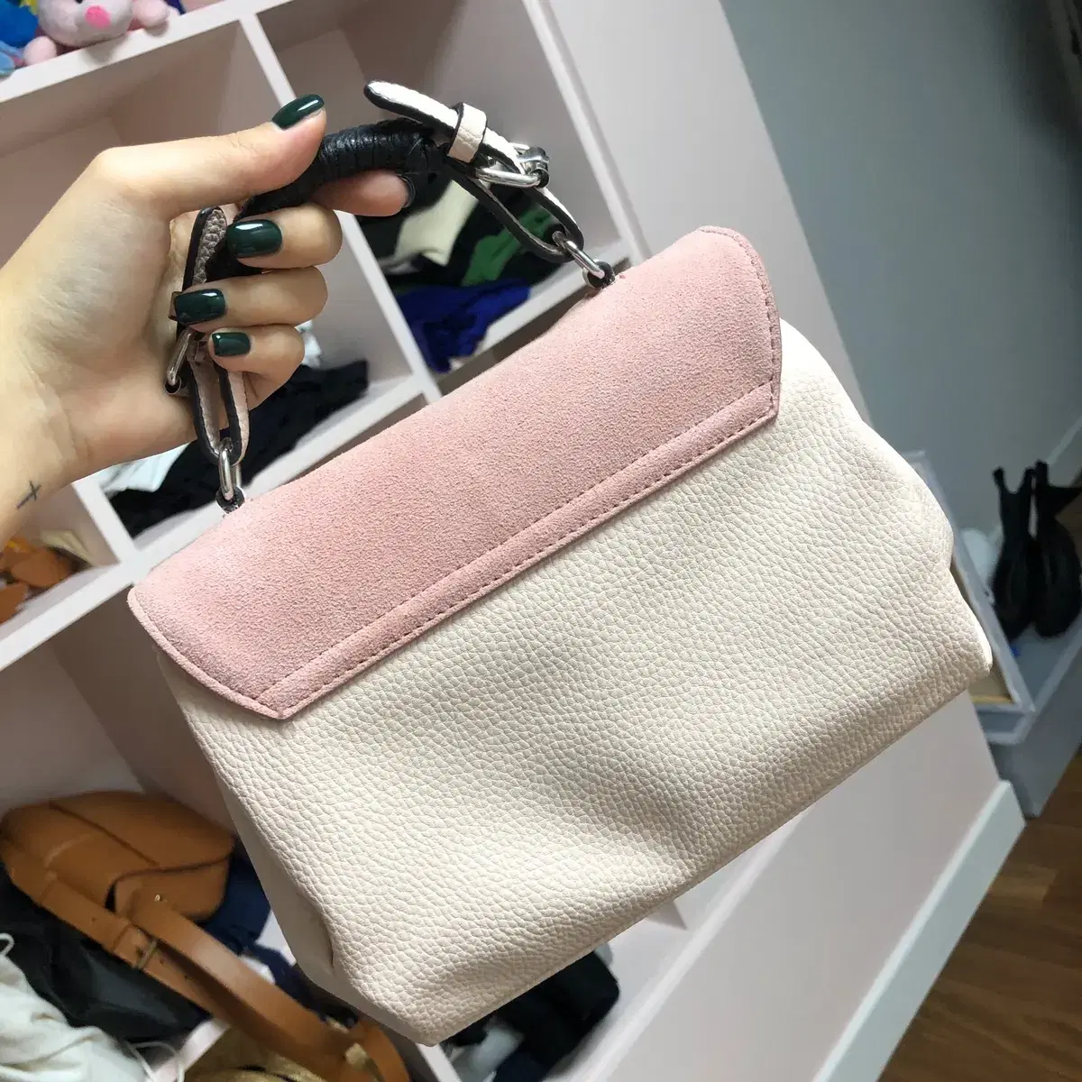 zara 자라 스웨이드백