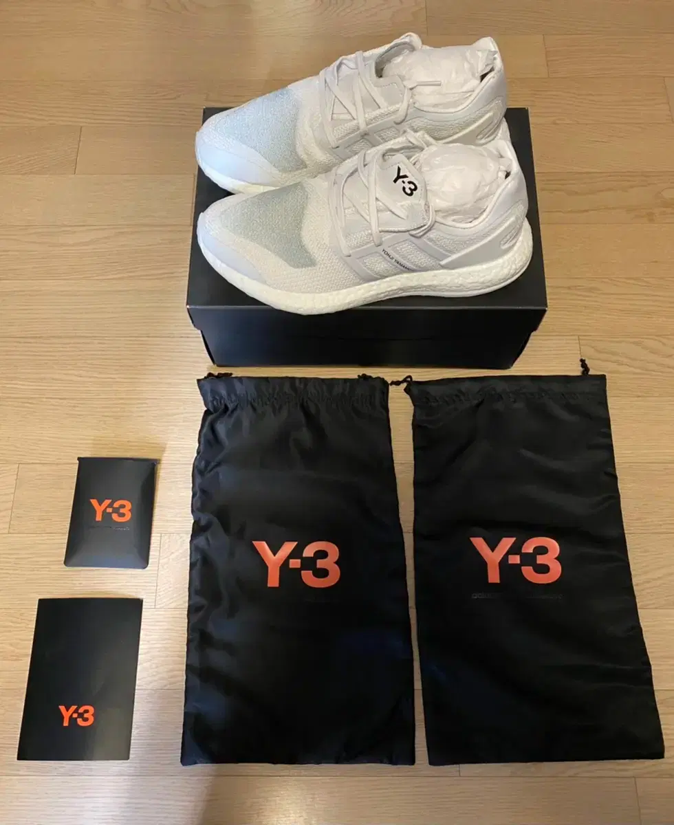 [280] Y-3 Pureboost krystal Triple White