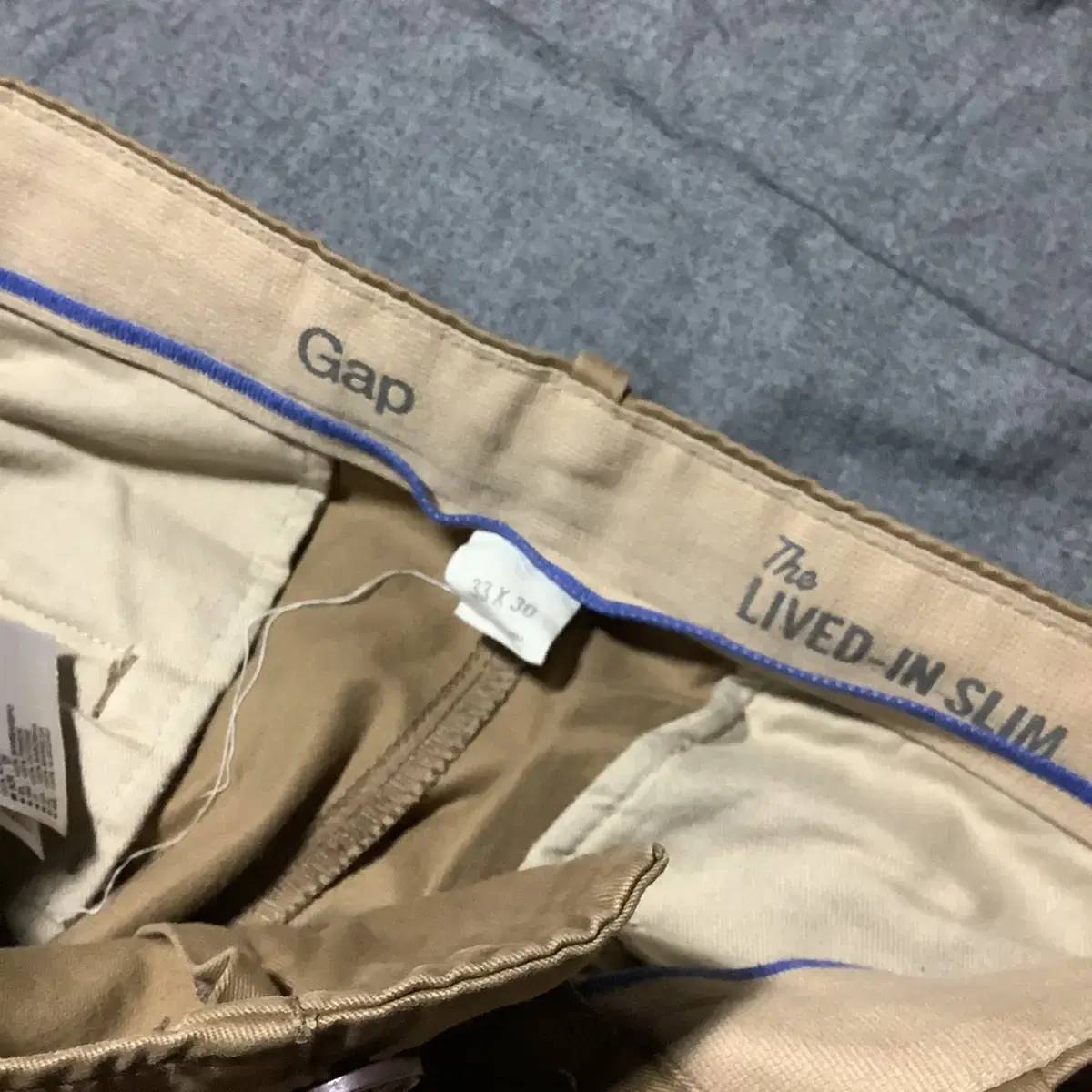 Gap Lived-In-Slim Pants Sz 33X30