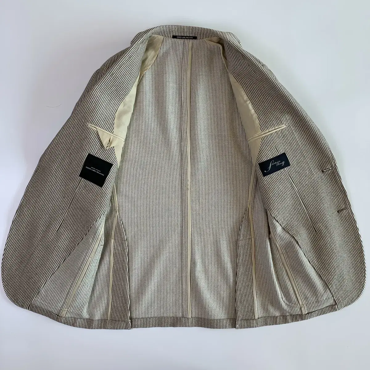 [united arrows GLR X ring jacket]브라운 자켓