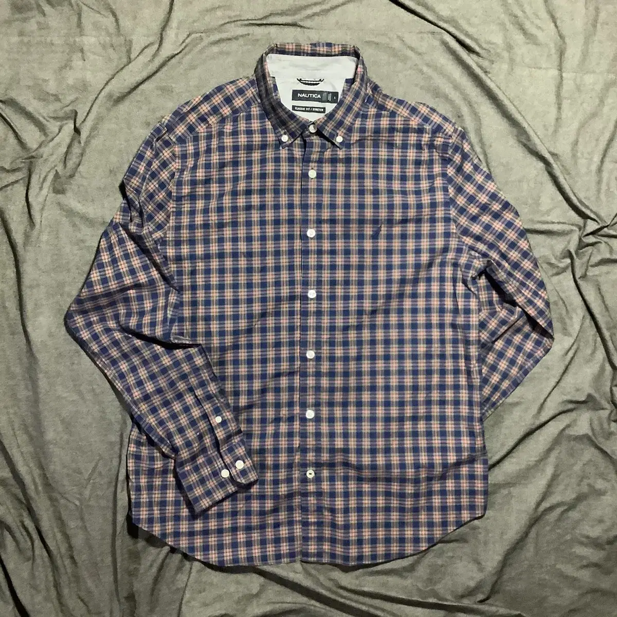 Nautica L/S button down shirts Sz Large