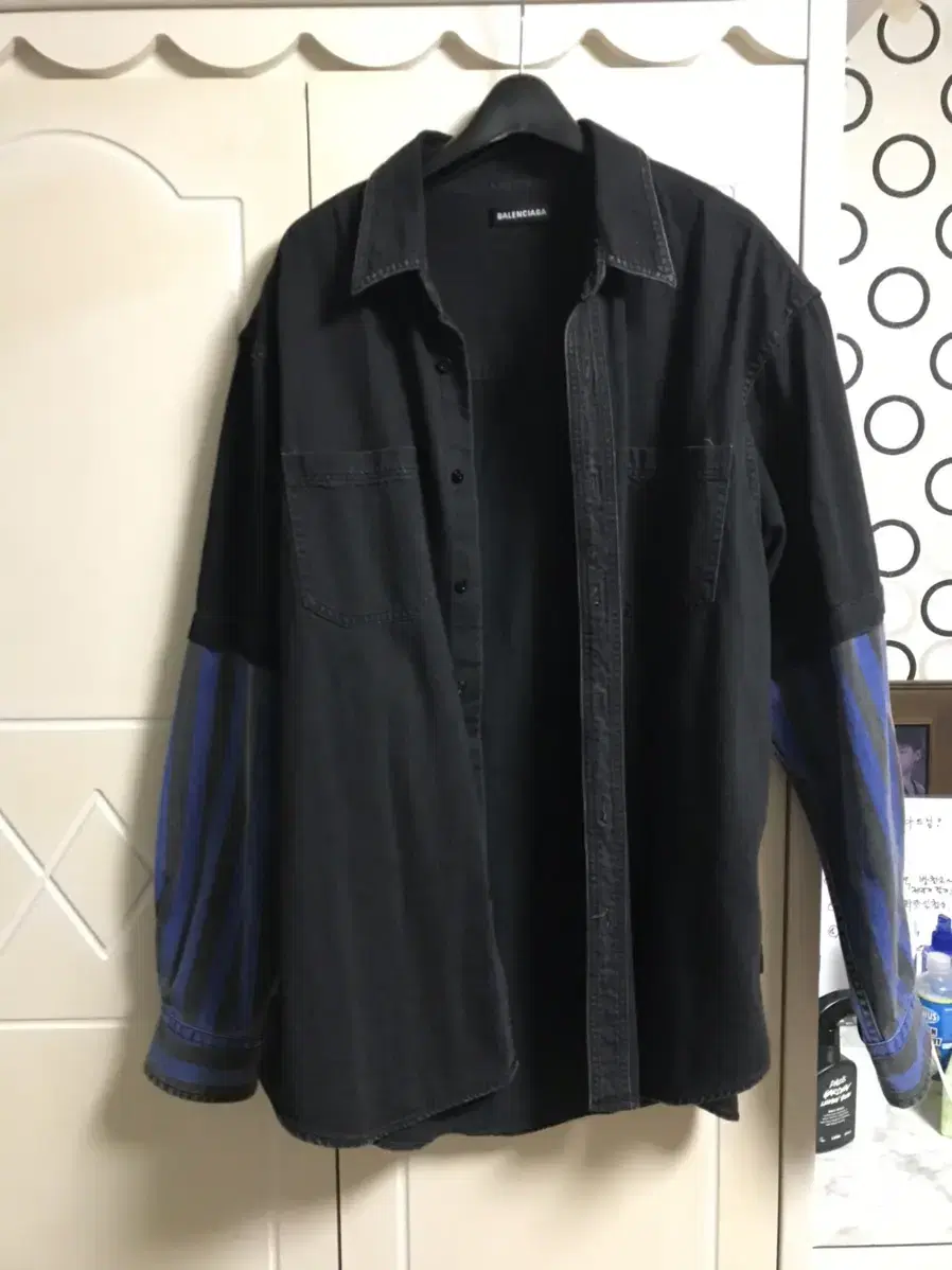 Balenciaga Black and White Combination Jacket Quick sale