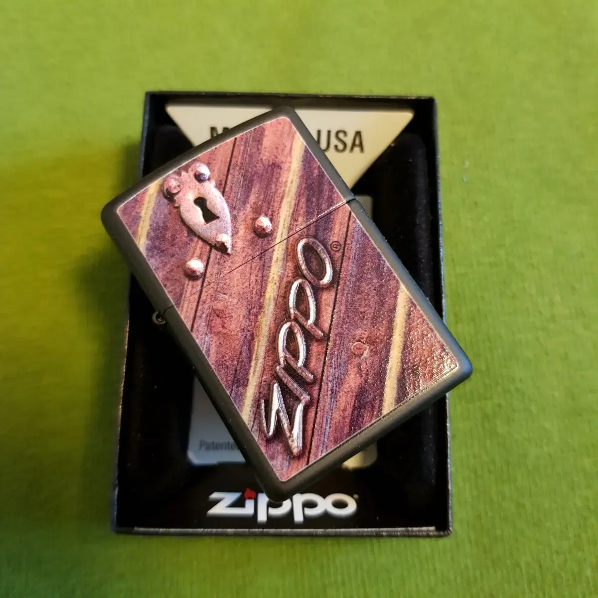 정품 29986 ZIPPO LOCK DESIGN 미개봉 새 지포라이터