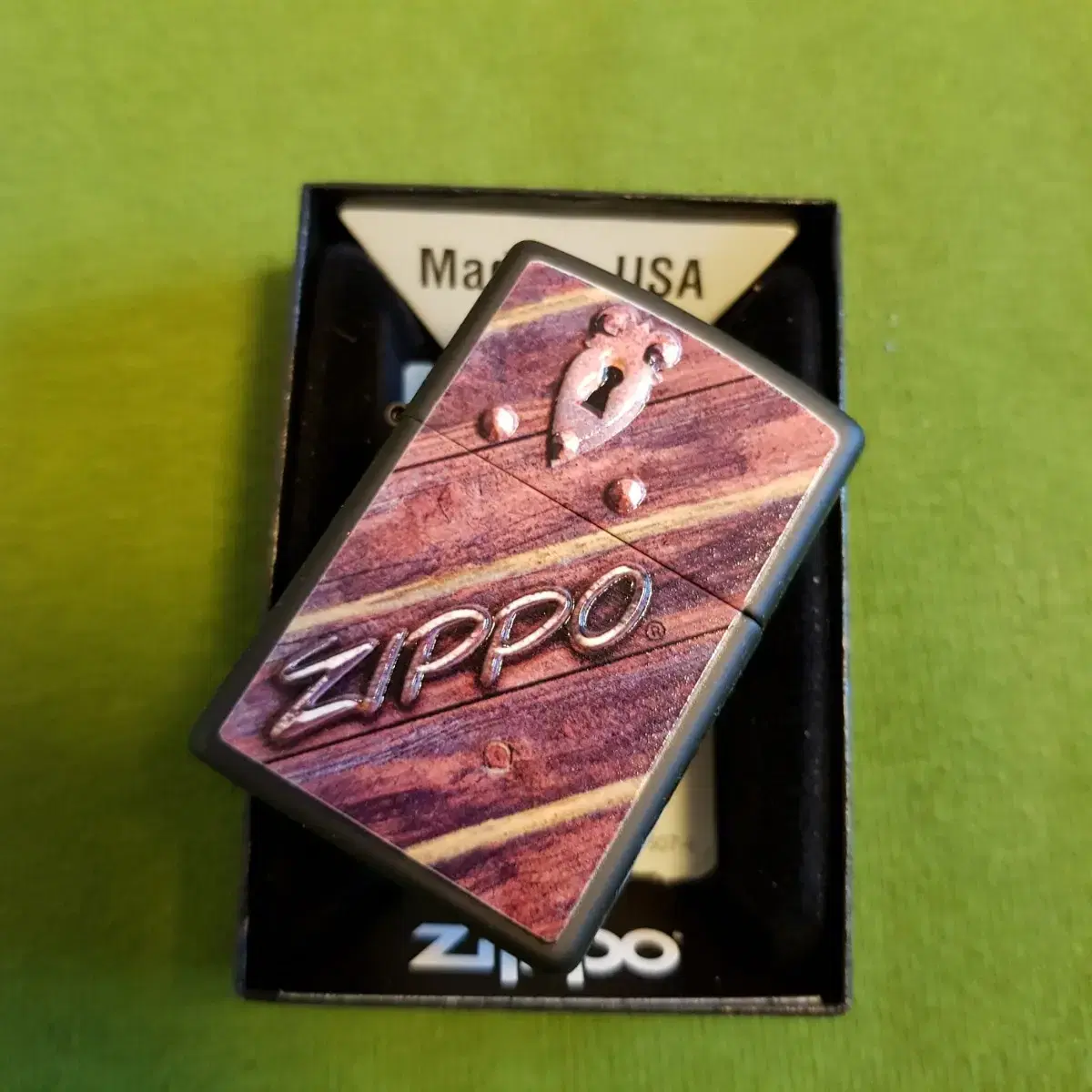 정품 29986 ZIPPO LOCK DESIGN 미개봉 새 지포라이터