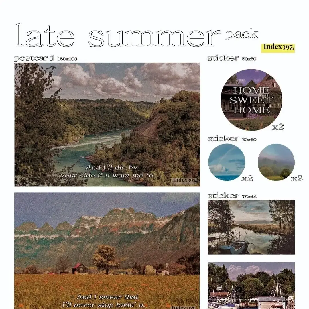 [스티커팩] Late Summer Pack