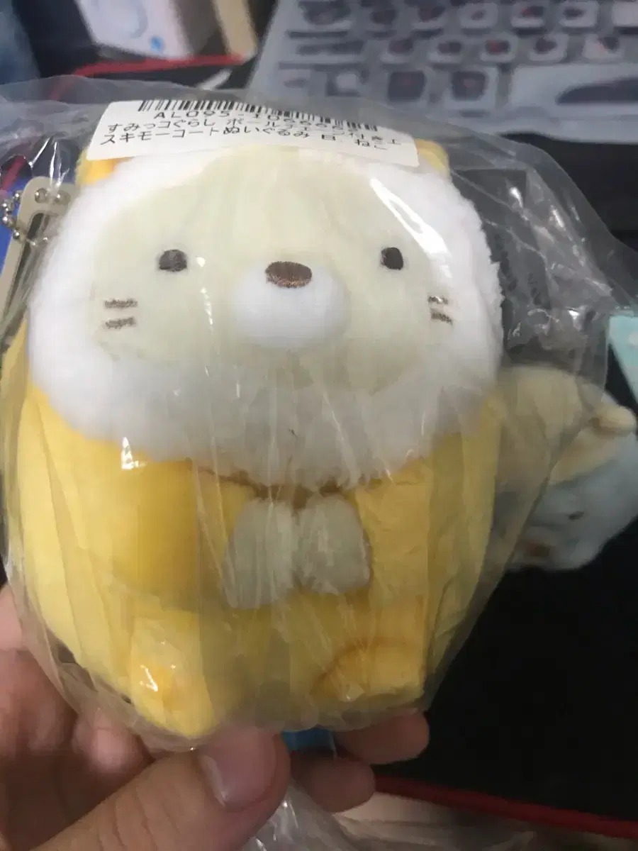 Japan Genuine) Sumikogurashi Eskimo Neko Ball Chain