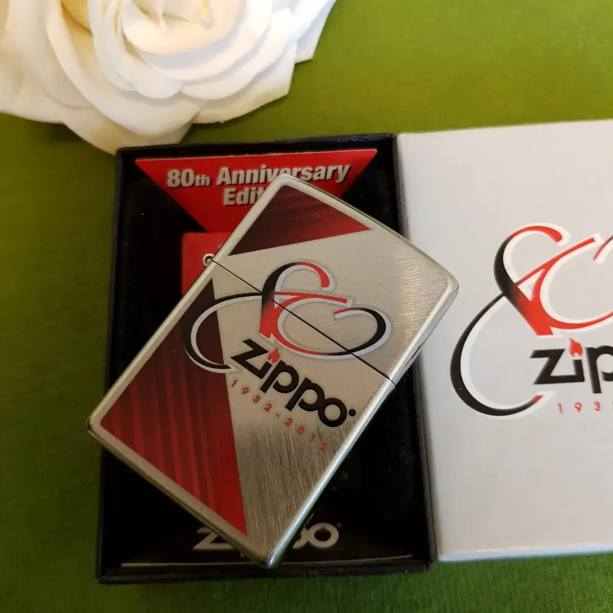 정품 28192 ZIPPO 80TH ANNIVERSARY