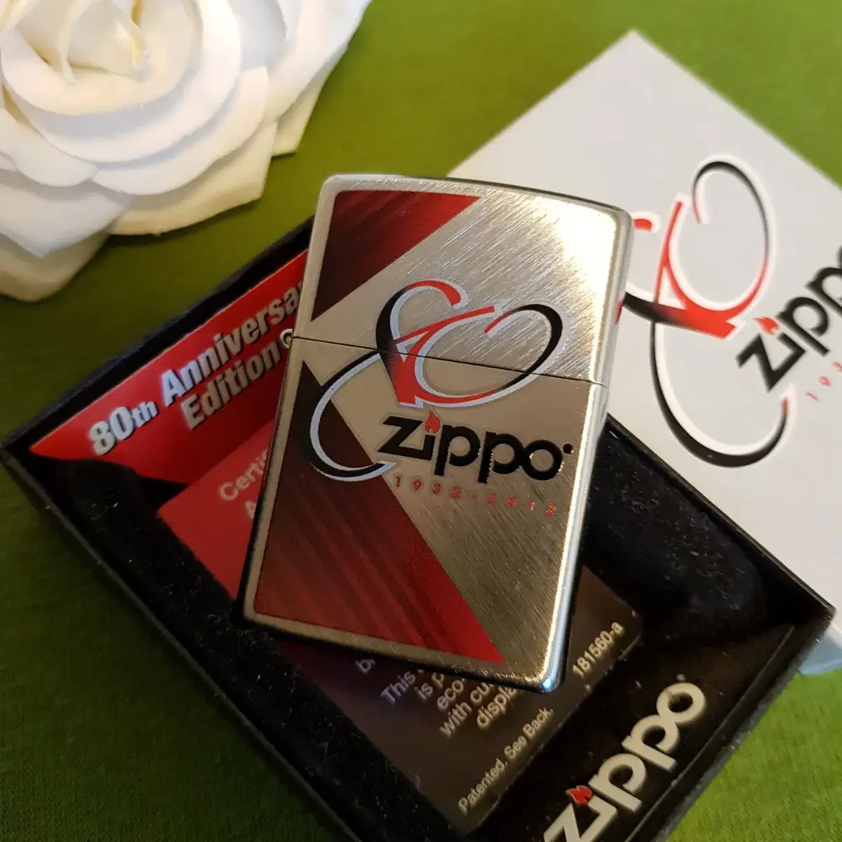 정품 28192 ZIPPO 80TH ANNIVERSARY