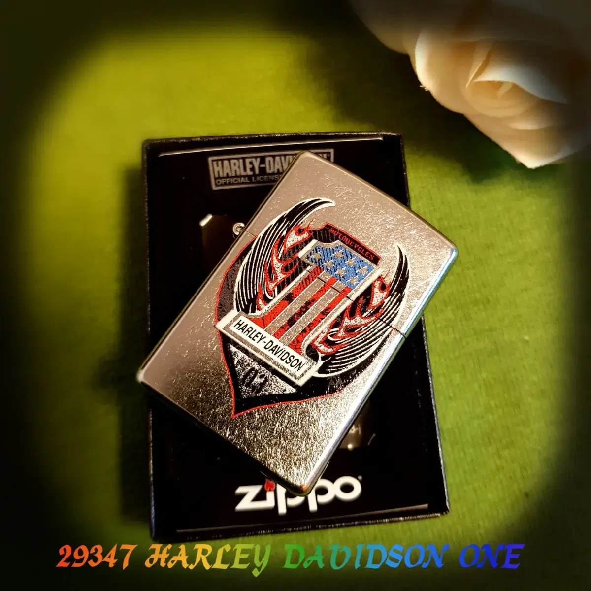 29347 HARLEY DAVIDSON ONE 정품 미개봉 새 지포라이터