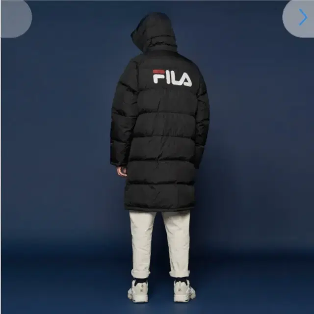 FILA) 휠라 2019 뉴 라이트롱다운 구스다운 블랙100 새제품