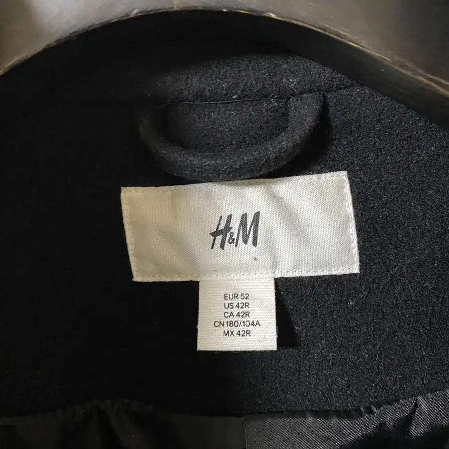 h&m 검정롱코트