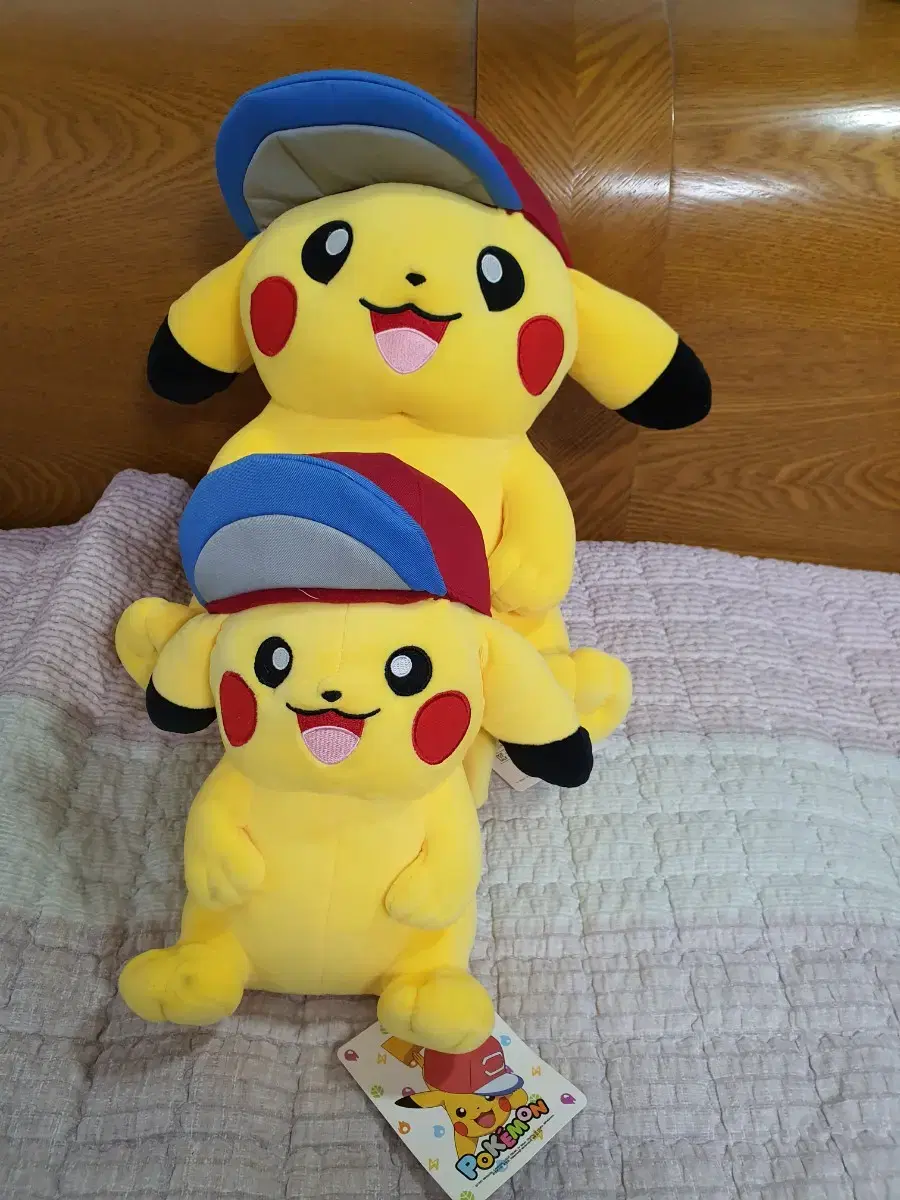 1+1 product Jiwoo hat Pikachu 40cm. 25cm