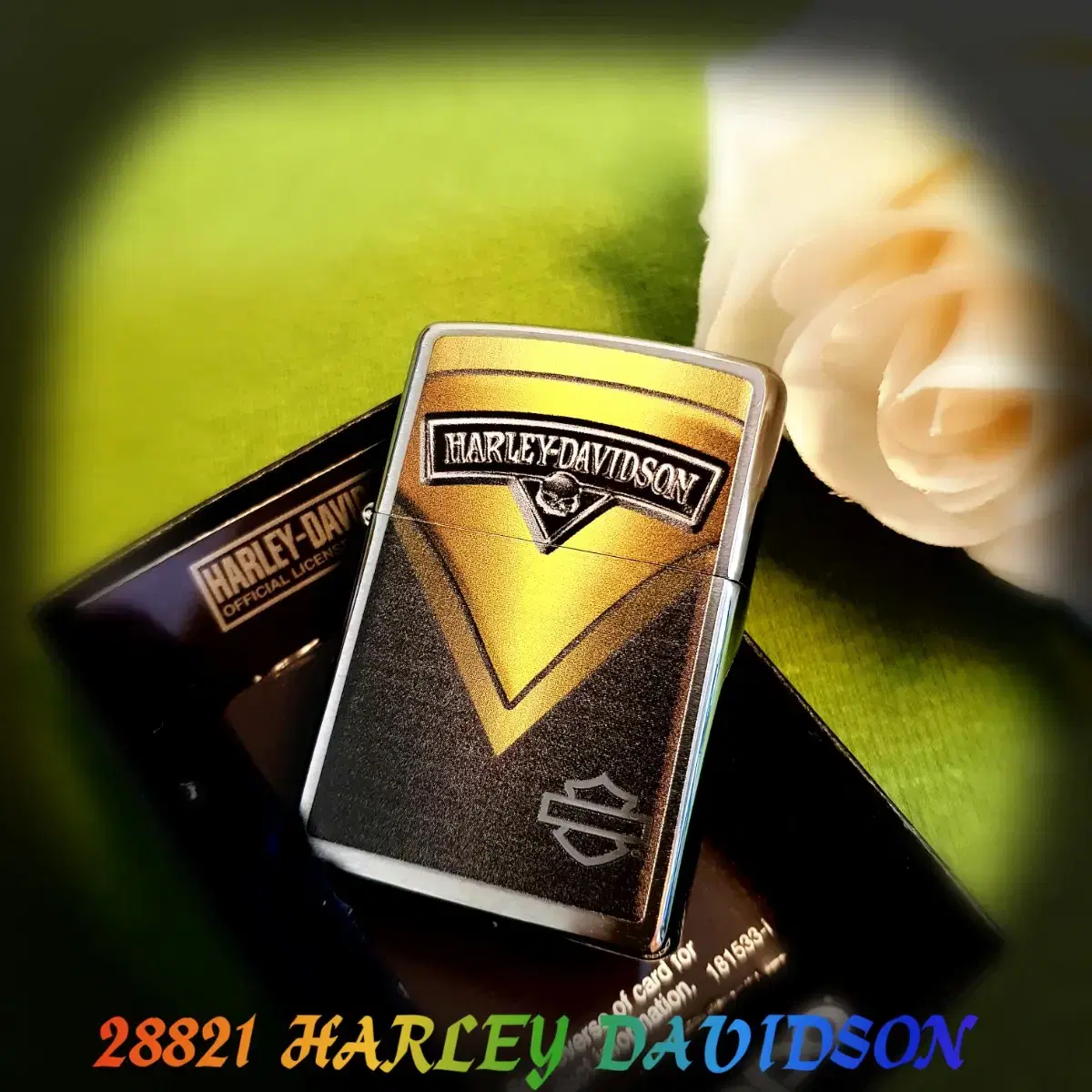 정품 28821 HARLEY DAVIDSON 미개봉 새 지포라이터