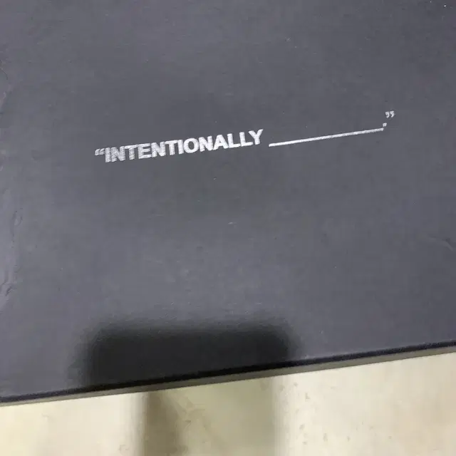 Intentionally Blank 구두