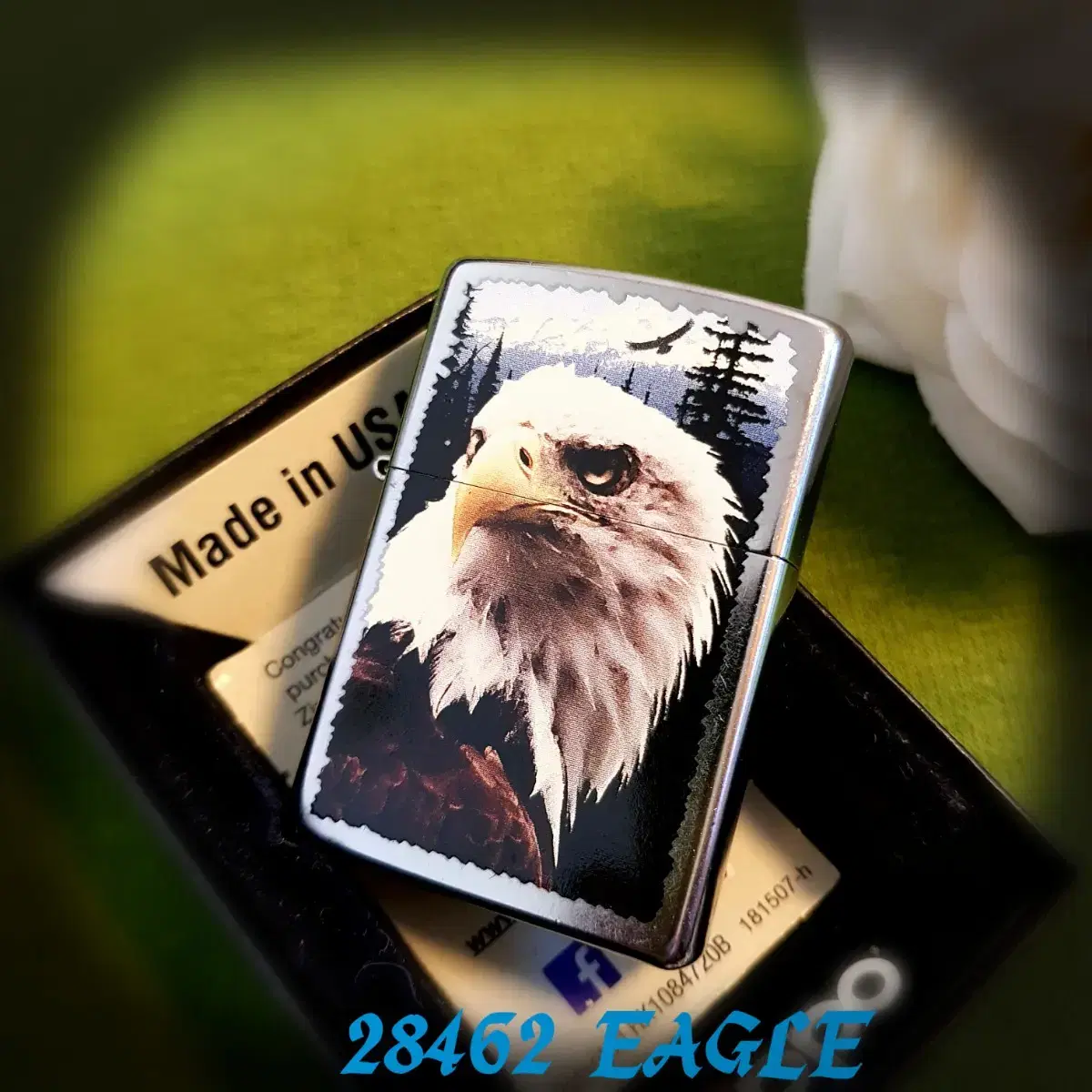 정품 28462 EAGLE 미개봉 새 지포라이터