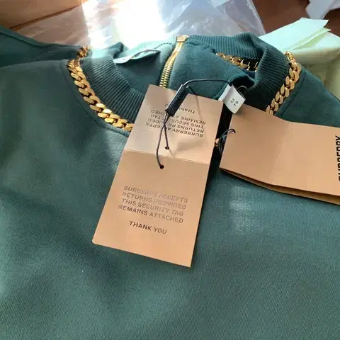 버버리 맨투맨 BURBERRY Chain Detail sweatshirt