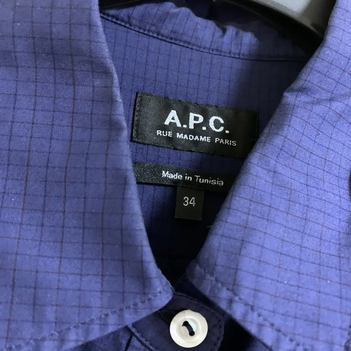 A.P.C 아페쎄 프릴 블라우스 34