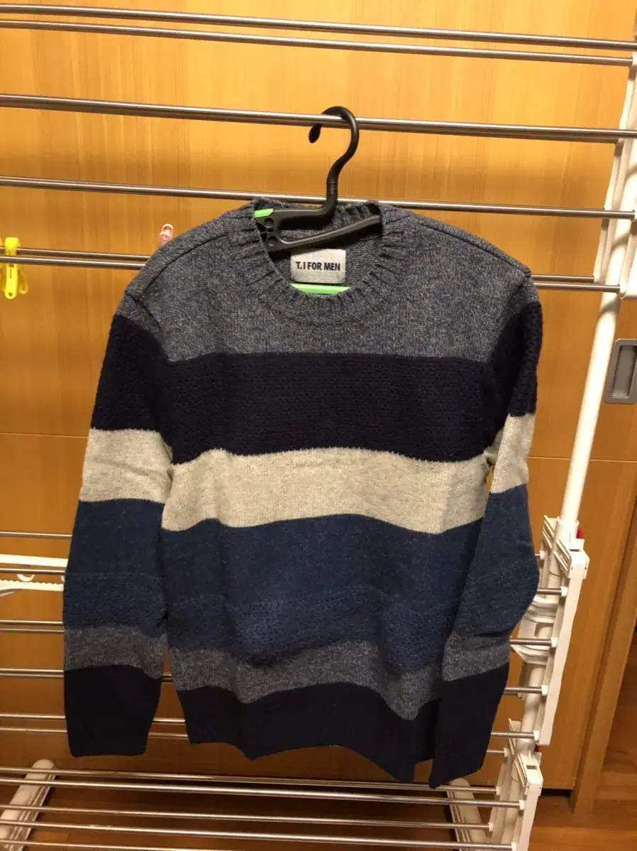 TI for man Color-blocked knit L