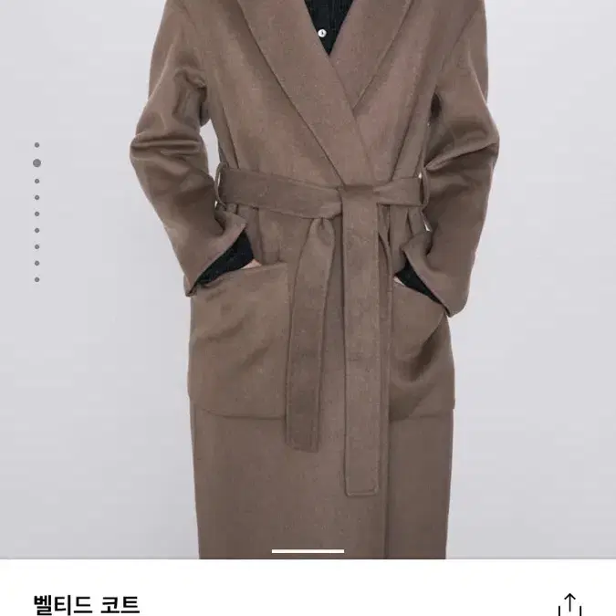 자라 zara 핸드메이드 코트