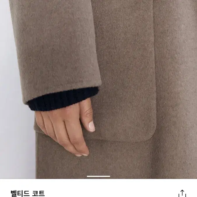 자라 zara 핸드메이드 코트