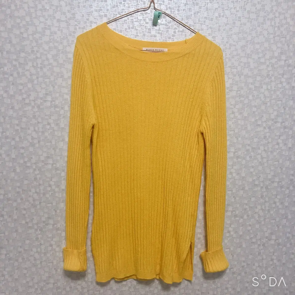 yellow knit